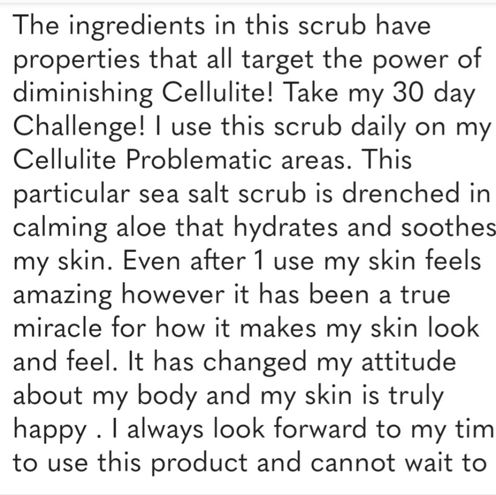 Orchid & Vine Exfoliation Retaliation Sea Salt Aloe Scrub - Picture 4 of 5